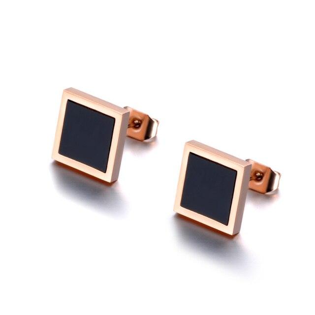 Čtvercové náušnice - ZOVERO