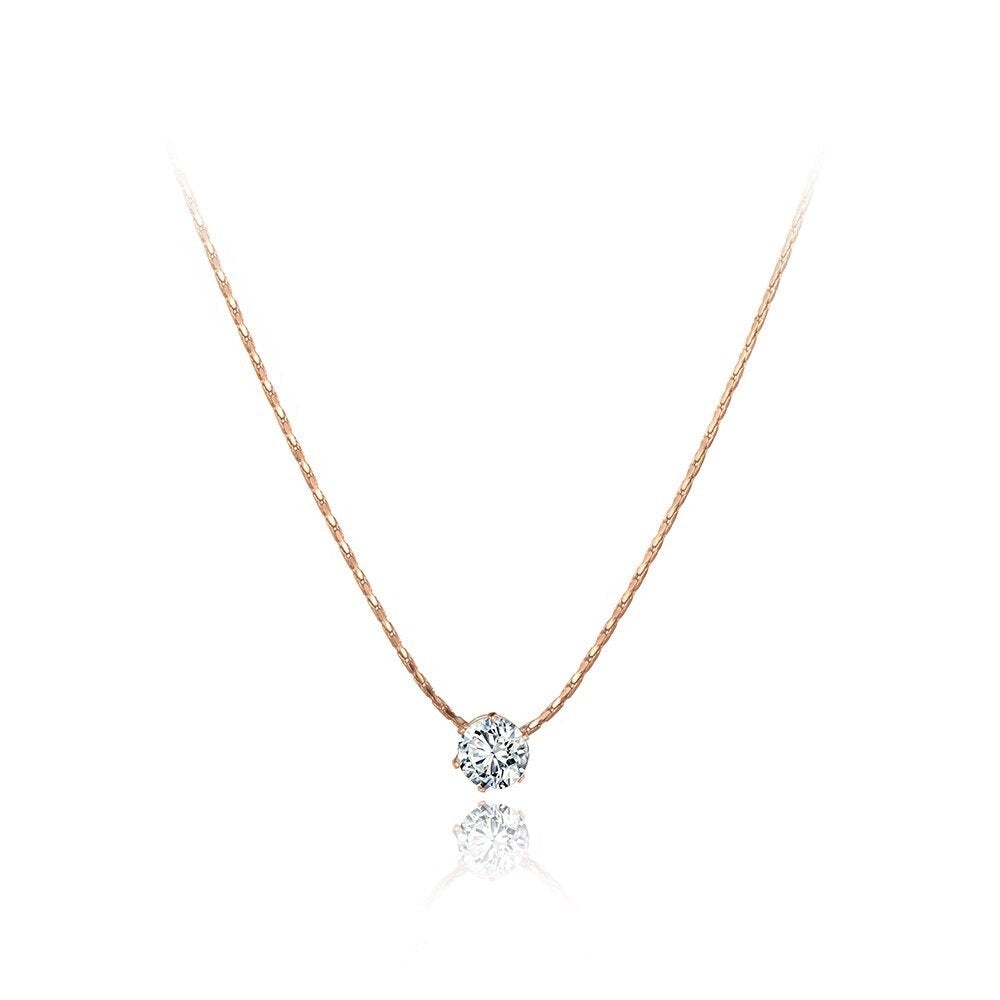 Jemný náhrdelník s krystalem - ZOVERO