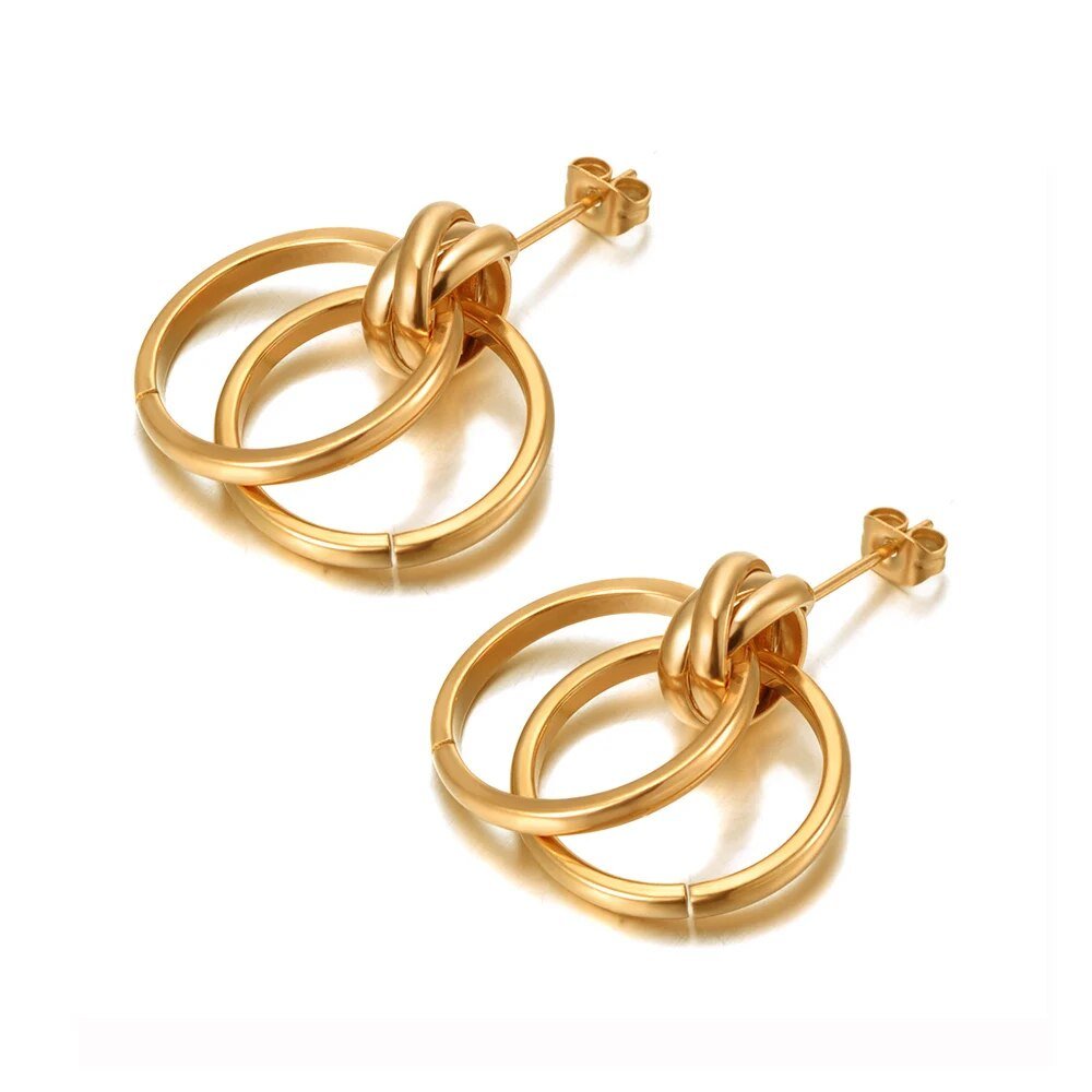 Náušnice s kruhy - Zovero