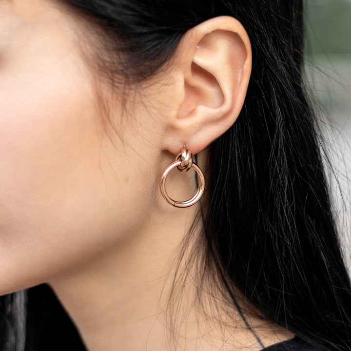 Náušnice s kruhy - Zovero