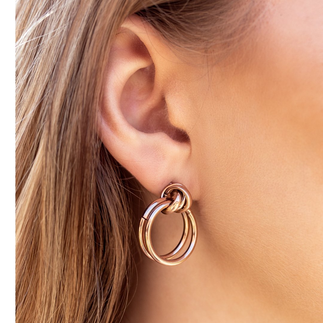 Náušnice s kruhy - Zovero