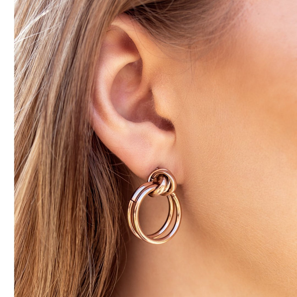 Náušnice s kruhy - Zovero