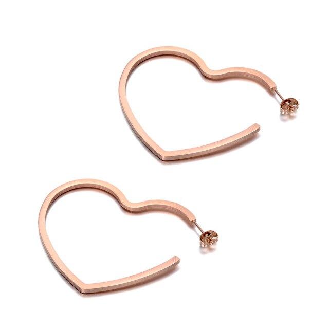 Srdcové náušnice - ZOVERO